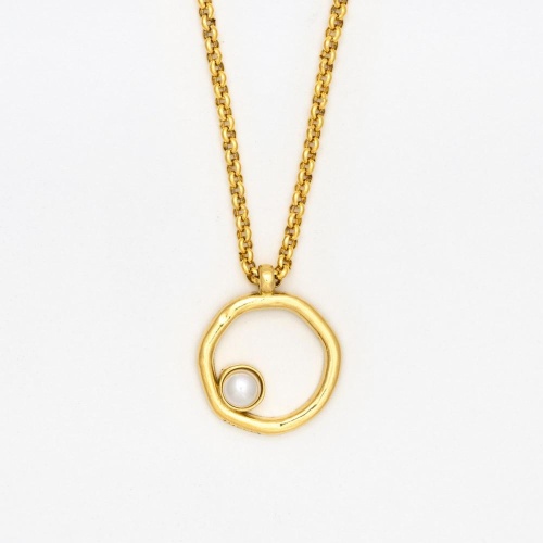 Колье Tucco, Armonia, с жемчугом, TC-TMC158 золотистый